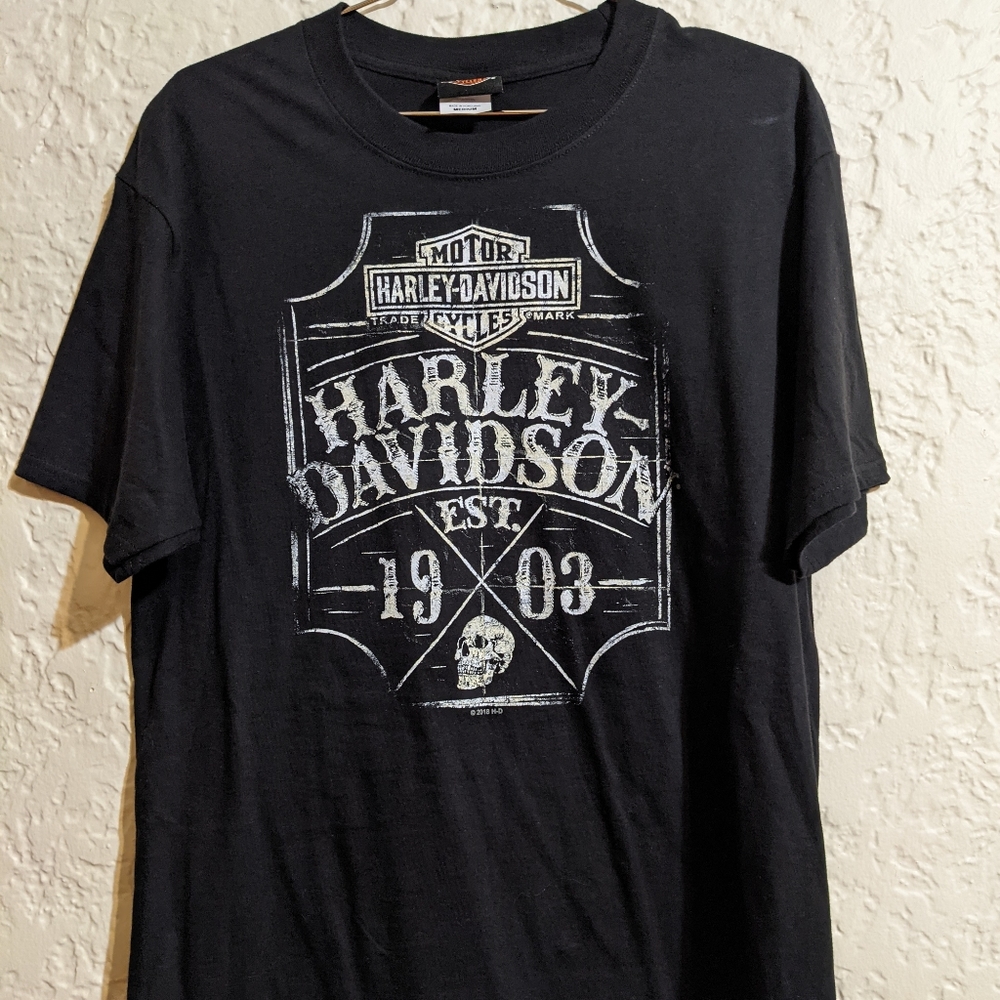 Harley Davidson T Shirt Motorcycle Biker Dublin